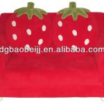 KIDS TODDLERS RED STRAWBERRY SOFA LOUNGE COUCH CHAIR