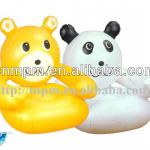 air animal chair, child small sofa with animal shape,inflatable bear sofa for kids