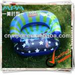 inflatable kids chair with cover printing, blue air small sofa,inflatable child sofa for boy-MPM35005