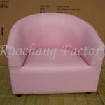 Hot pink leather sofa, pink kids sofa chair