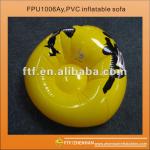 Yellow Bean type PVC Inflatable sofa-FPU1006Ay