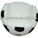 football shaped kids sofa,chilren leather sofa.baby leather sofa