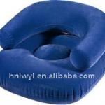 Flocked pvc inflatable air sofa furniture for living room