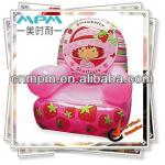 inflatable kids sofa with cartoon printing,lovely pink sofa for girl-MPM35026