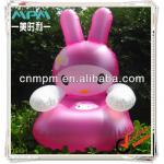 pink girl animal sofa, lovely rubbit kid air sofa-MPM35035