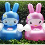 Inflatable pvc rabbit sofa for kids