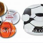 Hot selling Inflatable football chair seat, pvc air sofa soccer style-LWMD-191