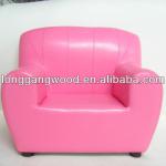 high quality children pink leather sofa,kids pink leather sofa-LG08-S062