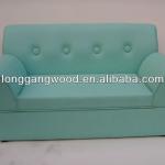 double kids/children leather sofa bed, leather armchair