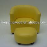 children sofa with stool,sofa furniture,modern leather sofa-LG08-S018