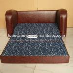 double kids leather sofa bed,baby&#39;s leather sofa bed-LG06-S093-1