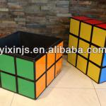 Rubik&#39;s cube table/children stool/storage stool/BY1002-BY1002