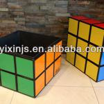 Rubik&#39;s cube table/children stool/storage stool/BY1002