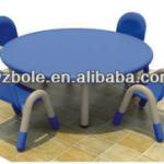 plastic kids preschool furniture table and chairs-BL-099D