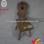 Handmade recycled wood eco-friendly child chair for kid