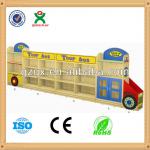 Wooden Bus Children Toy Cabinet QX-B7502