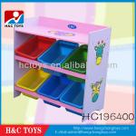 Colorful children toy storage cabinet,Kindergarten Furniture kids storage unit HC196400-HC196400
