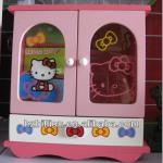 small hello kitty wooden cabinets children&amp;kids furniture in beautiful pink-TYB-012