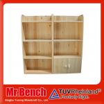 solid pine wood kids bookcase KB-1001