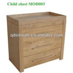 3 drawer baby chest/solid oak chest/baby bedroom furniture-MOD002