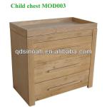 3 drawer baby chest/solid oak chest/baby bedroom furniture