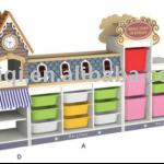 2012 kids toys cabinet, wooden cabinet,children&#39;s furniture-JMQ-K178B