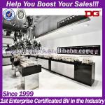 Modern high end wooden wall furniture retail shop jewelry-DG-331E