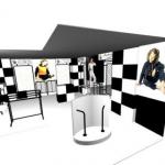 exhibition furniture showcase cabinet-MCER003