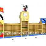 mickey Design Kindergarten Furniture Children Toy Storage Cabinets