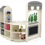 2014 lovely colorful kids toys game storge kindergarten cabinet educational furniture toys storge