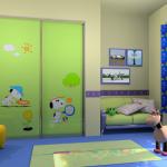 uv panel mdf for children cabinet