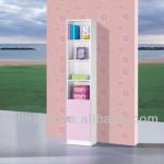 T03 2013 HOT kids colorful cheap bookcase with cabinet base