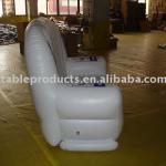 pvc inflatable double sofa at the side one-