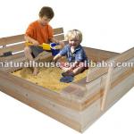 High quality Outdoor wooden sandpit-WS-001