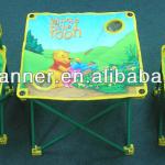 kids table and chairs, children fold up table and chair, hand painted kids table and chairs-703.065L