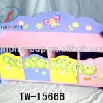 Wooden Kids Wooden storage bench