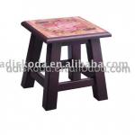 Square wooden children stool-20-014