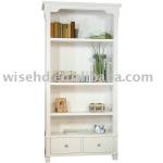 (W-BC-8015) white solid wood children bookcase-W-BC-8015
