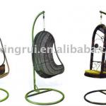 outdoor baby rattan swing H-805