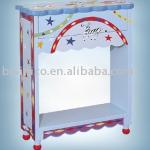 Children Hand painted MDF bedside table with one drawer.