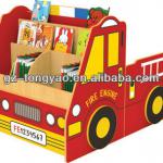 New combined children&#39;s furniture of fire truck modelling bookshelf-TY-13402