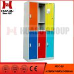 6 compartment steel locker