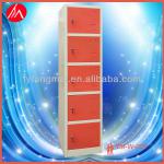 5 door steel lockable wardrobe cabinet , clothing steel locker ,home furniture