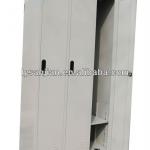 SJ-069 indian furniture 3-door godrej steel almirah metal clothes closet