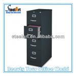 Black 4 drawers stainless steel cabinet-SA-FC-002-4D