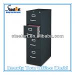 Black 4 drawers stainless steel cabinet