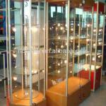 High Quality Multifunctional Wooden Glass Display Cabinet With LED In Various Styles