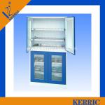 Waterproof metal storage cabinet used for testing center