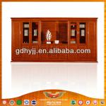 HY-C3909 Teak Wood 9 Doors Filling Cabinet with glass/bookcase-HY-C3909