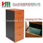 4 drawer filling Wood file cabinet